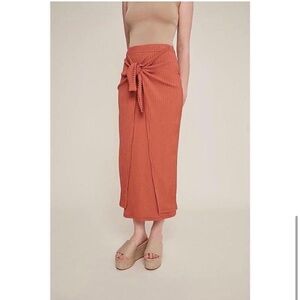 RITA ROW maxi orange skirt